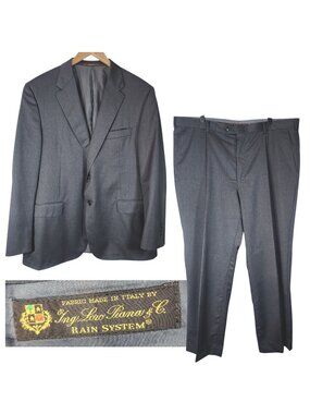 Loro Piana Rain System Wool Suit